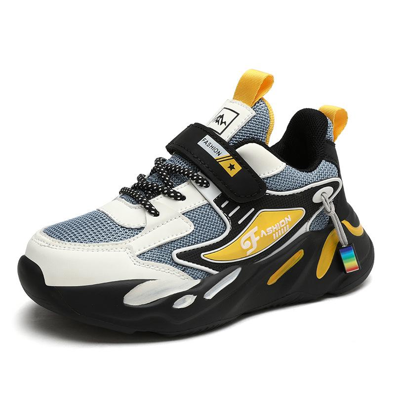 Children's shoes Middle and older children's running students' net shoes Trend boys' sports shoes 2025 Spring and Autumn new classmates breathable