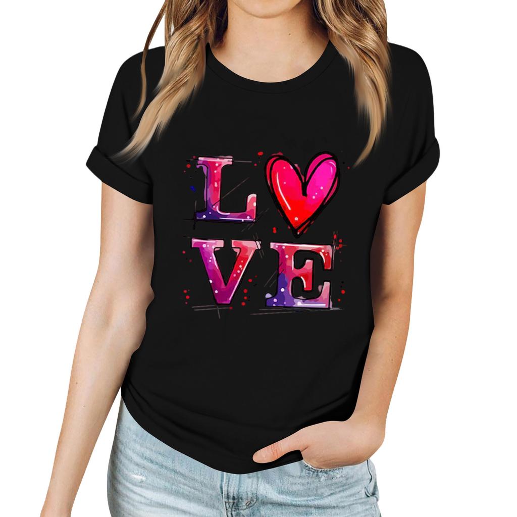 Damska casualowa koszulka z nadrukiem słoneczników, okrągły dekolt, pulower, krótki rękaw