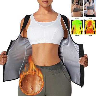 Dámské saunové kombinézy pro hubnutí Pas Trenér Vesta Opasek Úzký korzet Cvičení do sauny Tílka Shapewear Fitness Košile Zeštíhlující tvarování postavy