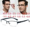 Half Metal Frame Nearsighted Glasses Unisex Myopia 0 -1 -1.5 -2 -2.5 -3 -4 -5 -6 Finished Products Number Degrees Glasses
