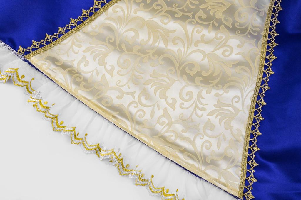 Princess Medieval One Stage Long Sleeve Navy 120 [ReliBeauty] Dress, Children, Girls, Europe, Piece, Halloween, Costume, Costume, Recital, Concert,