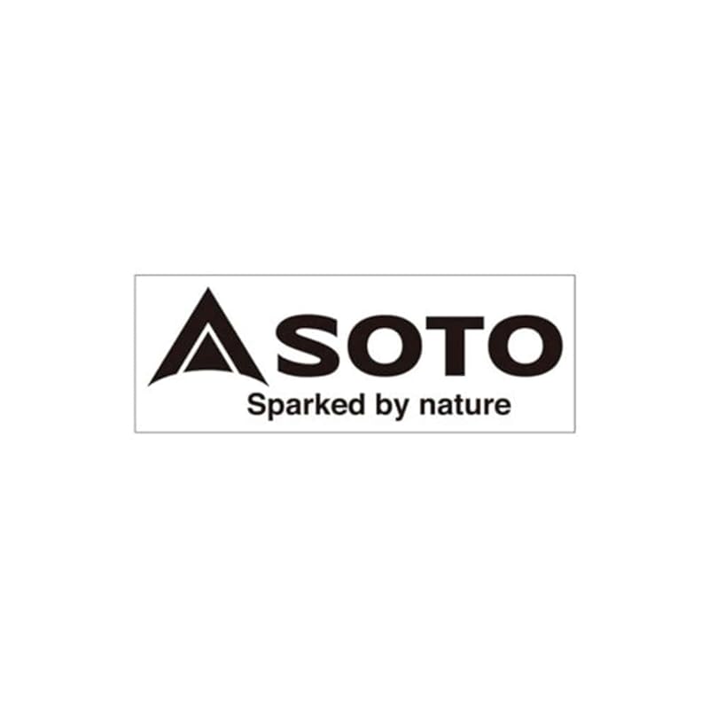 

SOTO logo seal sticker SOTO cutting sticker S (11×3.7cm) black ST-SSBK