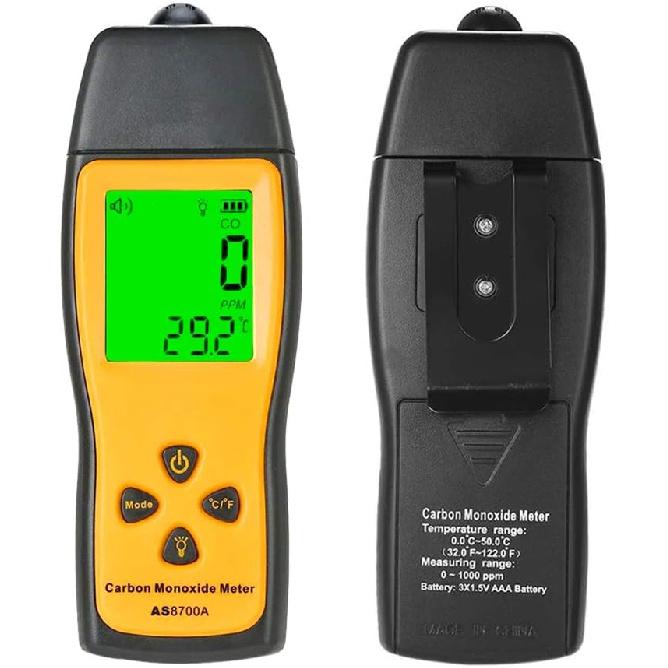 Handheld Carbon Monoxide Meter, Carbon Monoxide Detector, High Precision CO Detector, Portable CO Gas Leak Detector, CO Gas Monitor Tester