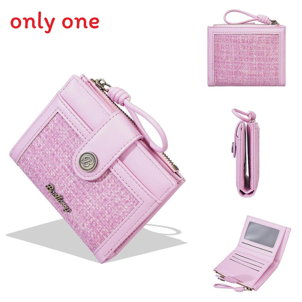 Crossborder Style Leather Wallet For Women With Multiple Card Slots And Zipper Coin Pocket
