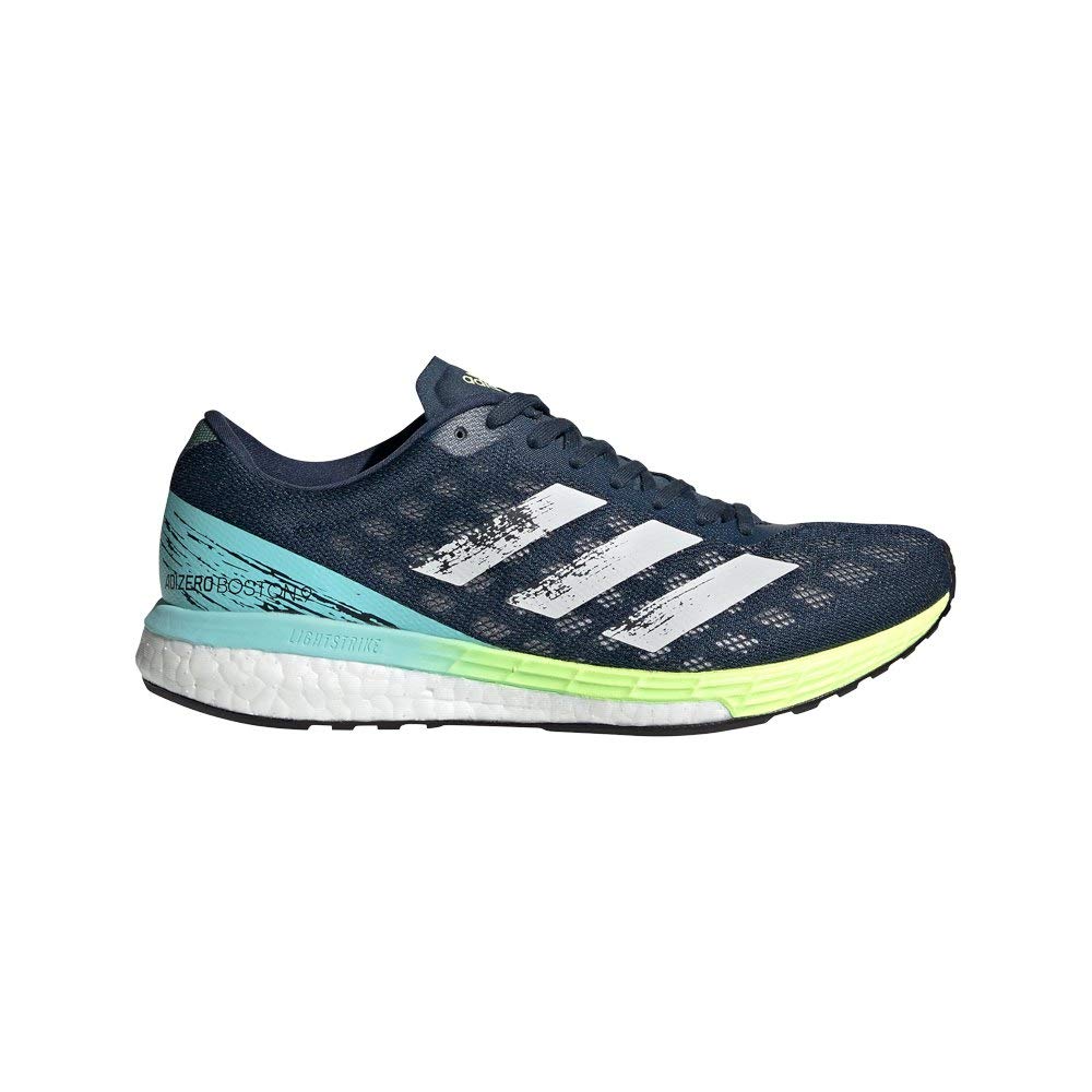 Running Shoes Adizero Boston 9 Crew Aqua Cm [Adidas] Women's Navy/Crystal White/Clear (H68743) 22.5