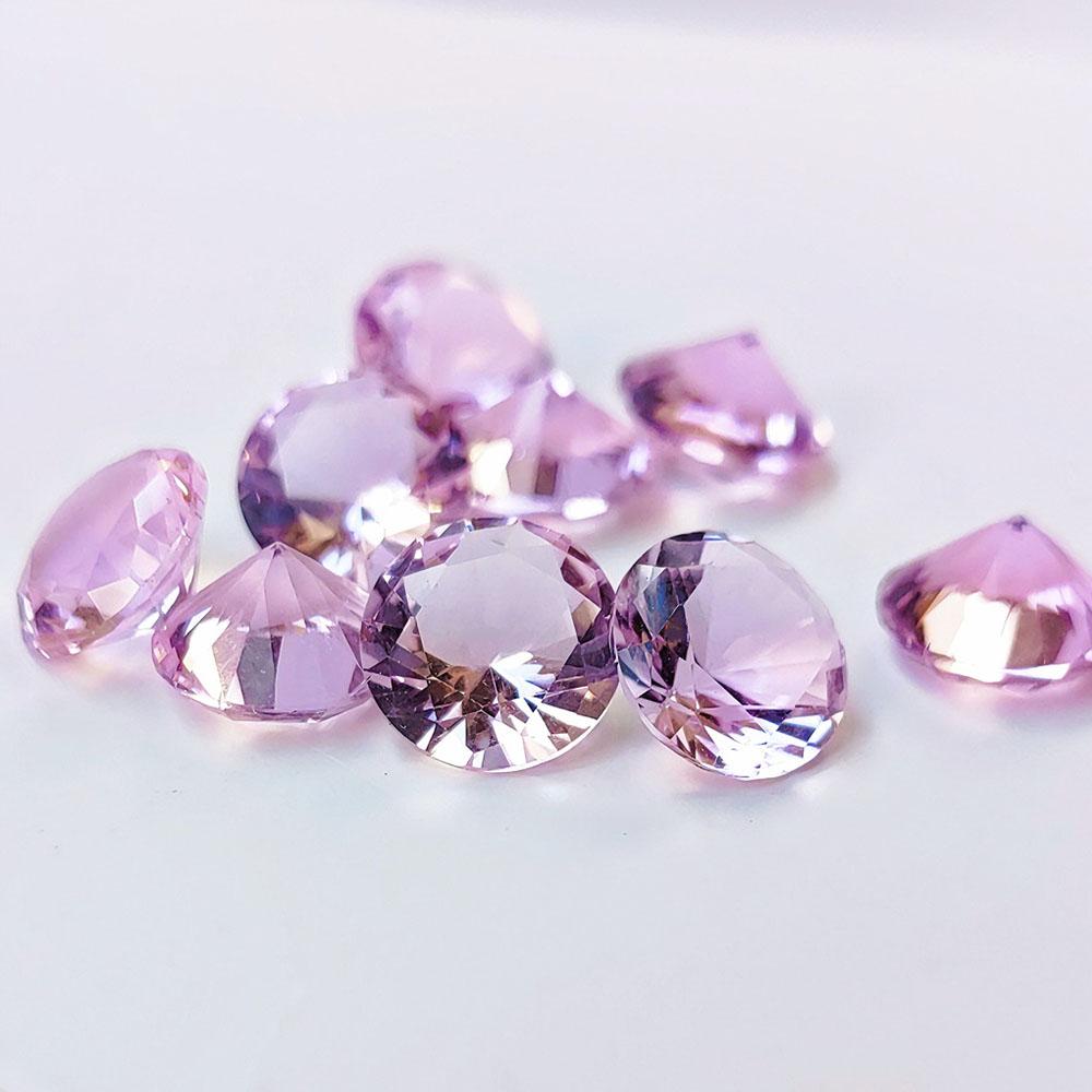 10mm Colorful Crystal Glass Diamond Party Decor Gems Wedding Table Ornaments DIY Accessories Pack of 10