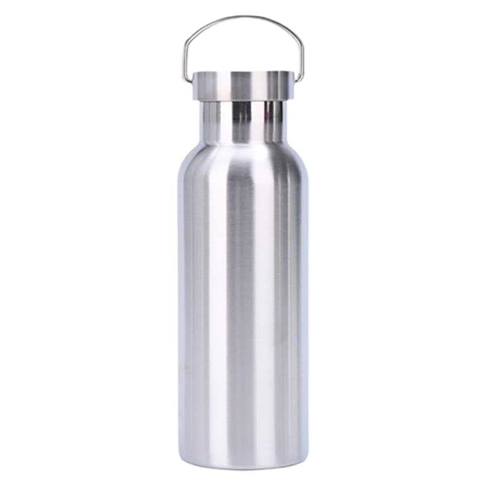Asdays Thermos, Insulated Water Bottle, Stainless Steel Water Bottle, Leak-Proof, Silver (750ml)