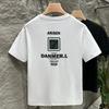 New Summer Cotton Thin Printed Short-sleeved T-shirt for Men