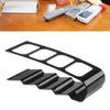 Remote Control Holder with 4 Compartments Plastic Easily Accessible TV Remote Caddy for Media