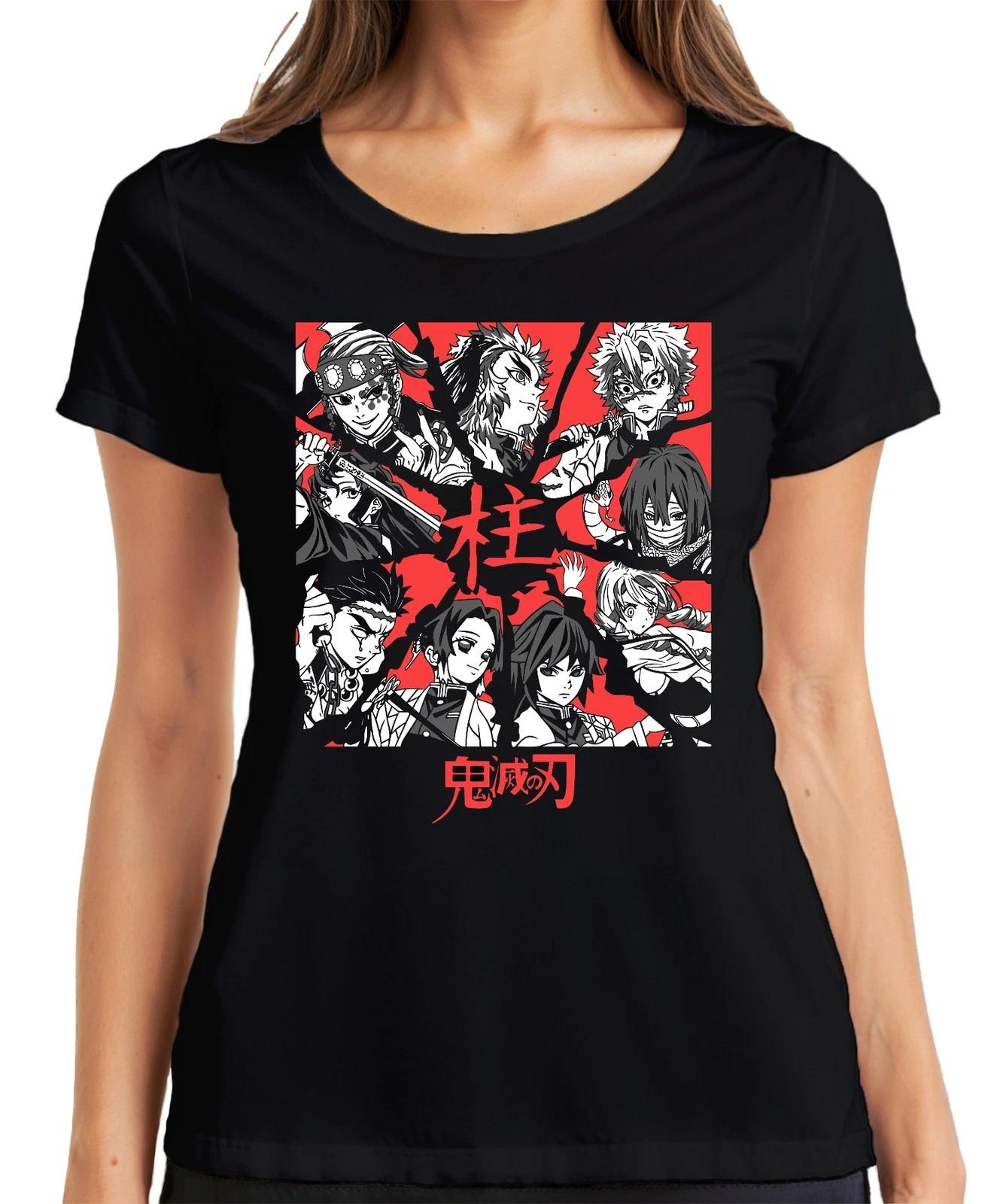 Demon Slayer Kimetsu no Yaiba Hashira Anime Geschenk Vintage Damen T-Shirt M