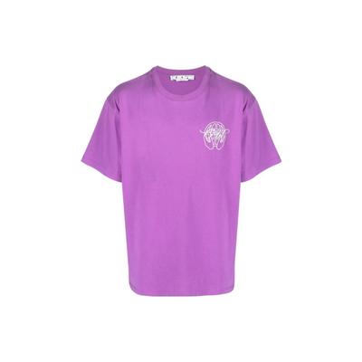 T-shirt OFF WHITE Homme Violet Orchidée OMAA038S23JER0033601