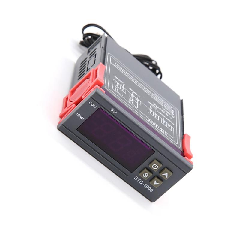 Temperature Controller Thermostat Heating Cooling LED Temp Control Single Relay Incubator High Accuracy Temp Control 1