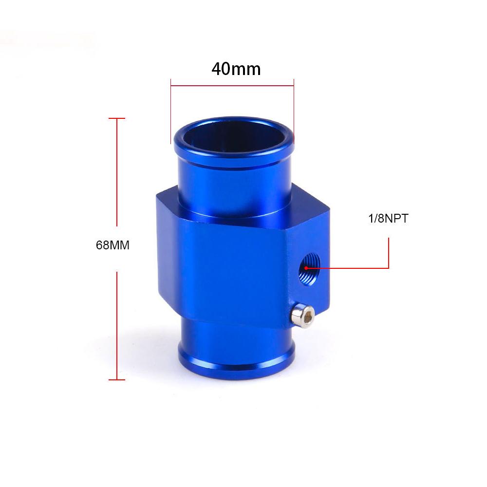 OD 28/30/32/34mm Water Temp Gauge Radiator Temperature Water Temp Joint Pipe Sensor Hose Adapter Universal Rs1031-BL-40mm