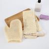 Body Cleaning Washcloth Sisal Hemp Cleaning Mud Rubbing Shower Set Home Hotel Shower Ball Back Exfoliating Skin Towel Bath Glove