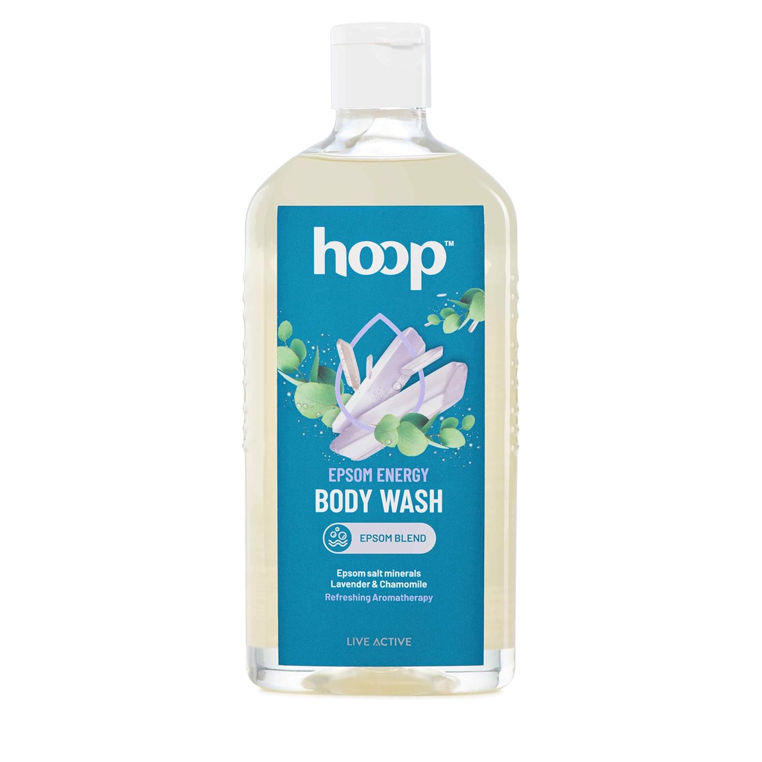 

hoop Epsom Body Wash 300 ml Pack of 1 for Relaxation, Lavender Shower, Hand Foot Soak, Muscle Relief