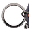 Louis Vuitton Portocle LV Upside Down Key Ring MP1988 Monogram Ink Bag Charm Black Calfskin Mens Used