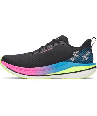 Under Armour UA Velocity SPD Running Shoes, Black/Capri/White, 6000007(005), Size 25.5