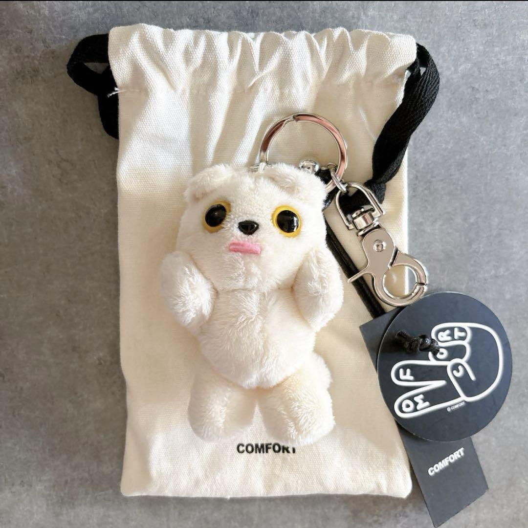 

[USED] Rare COMFORT MUNK KeyRing Plush Keychain V