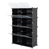 7-tier 14 Grids Shoe Rack Organizer Portable Large Capacity Tower Shelf Storage Cabinet Stand For