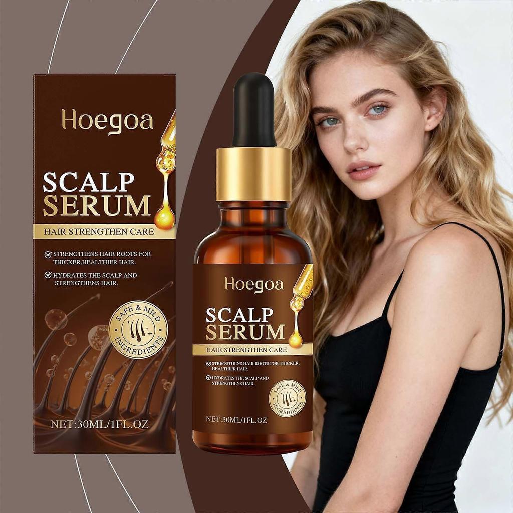 Hoegoa Scalp Care Essence Gently Nourishes Dry Hair, Strengthens, Hydrates, Moisturizes And Softens The Essence Oil