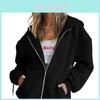 Casual Hoodie Sweater With Zipper Pockets For Women Urban Style Comfort Wear