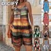 DICFY Damen Mode Lässig Sommer Frühling Ärmellos Träger Hosen Overalls & Jumpsuits