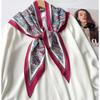 Vintage Old Money Style Paisley Scarf French Elegant Shawl For Women