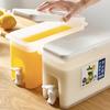 3.5l Household Water Container With Faucet 3.5l Large Capacity Summer Drink Dispenser For Lemon Fruit Tea Cold Drinks