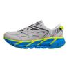 HOKA Clifton L Suede Lunar Rock Diva Blue Men Sneakers Grey 1122571-LRDB