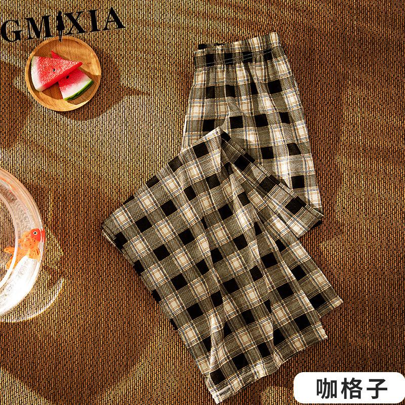 

GMXIA Женские модные повседневные брюки и капри one size кофейный