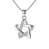 Fashion New Jewelry Short Simple Hexagram Pendant Women's Necklace Zircon Pendant
