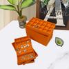 1PC, Flocking Jewelry Box Jewelry Tray, Color: Orange