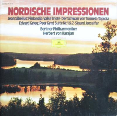 LP Record JEAN SIBELIUS • EDVARD GRIEG - BERL - Jean Sibelius: Finlandia • Valse Tr 261313 Deutsche Grammo 1979 Germany Classical Used