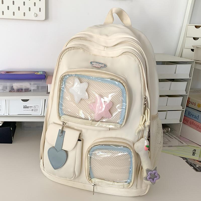 Children's Schoolbags Elementary School Girls Junior High School College Students Two Piece Set Large Capacity Backpacks