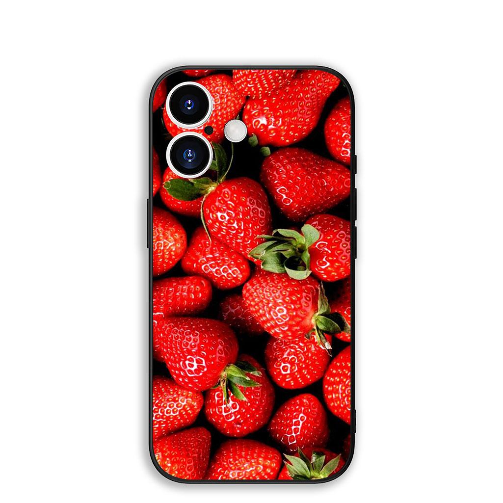 

Cover for Xiaomi Redmi 15 15C 14C 8A A4 A5 Note 8 7 14 Pro + 8T 14S Protective Phone Case Cherry Strawberry Fruit Summer Avocado Redmi 8A