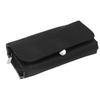 Makeup Storage Bag Folding Brushes Organize Dust Proof Large Capacity Cosmetic Travel Bag Black