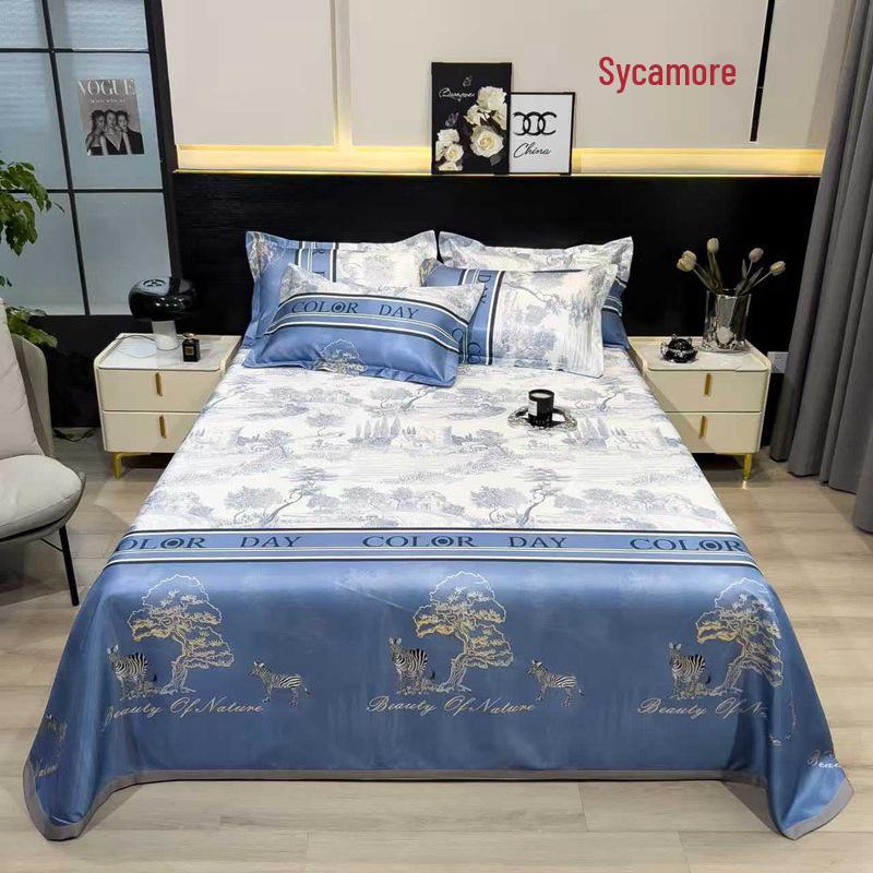 Ice Silk Summer Cool Mat Set: Foldable & Washable Three-Piece for Dormitory Single Beds