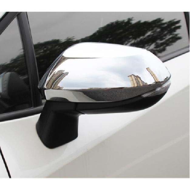 For Toyota Corolla 19-23 Chrome Exterior Rearview Door Mirror Molding Cover Trim
