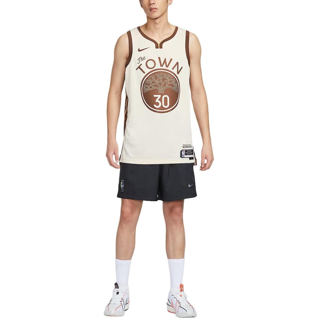 Nike NBA Stephen Curry Golden State Warriors City Edition Swingman Jersey 'Natural' Men's HM5981-123