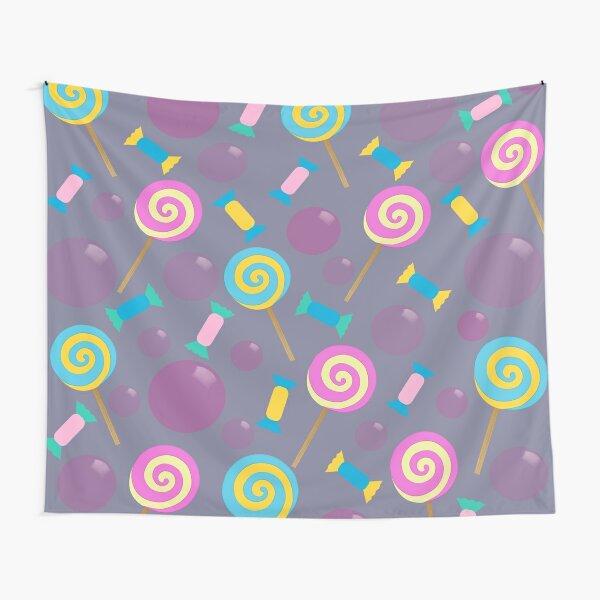 Lollipop Tapestry Colorful Candy Decorative Room Wall Tapestry Kawaii Cute Kids Tapestries Wall Hanging for Bedroom Living Room