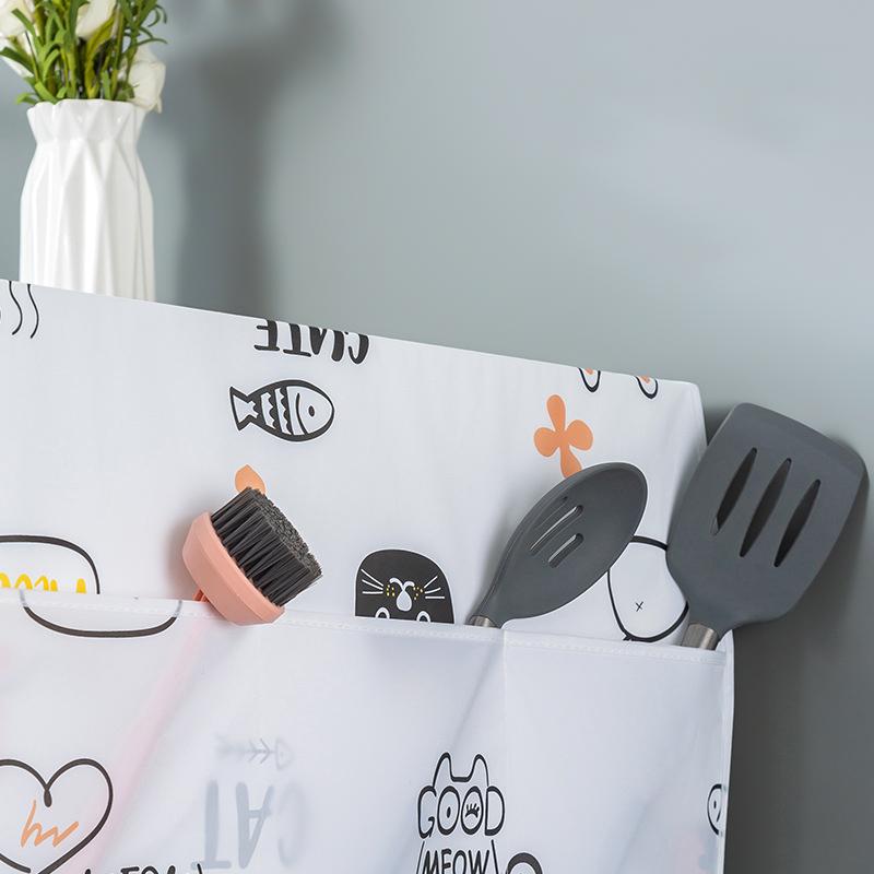 1PC Cartoon Pattern Dirt-Resistant Color Printing Reusable Storage Home Decoration Waterproof Kitchen PEVA Durable 130x55cm