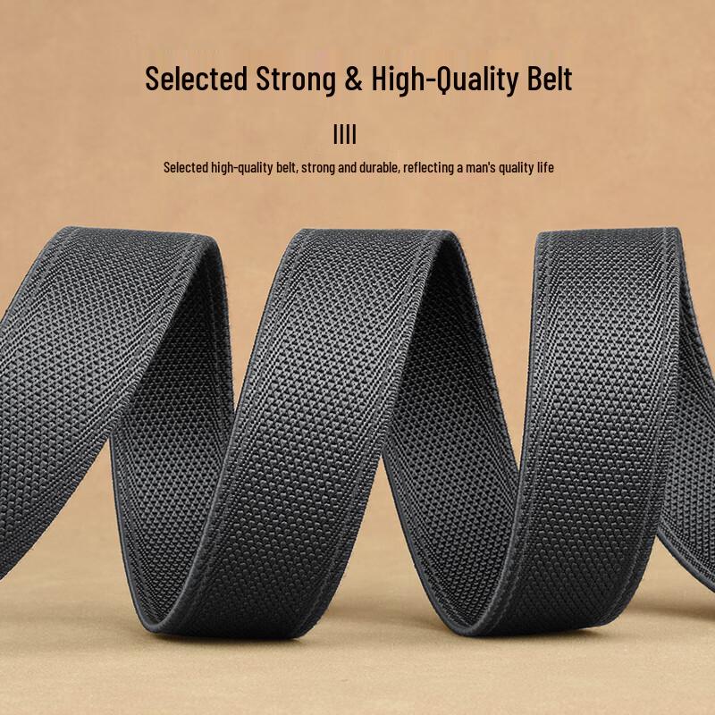 JEEP Men's Elastic Tactical Belt with Automatic Buckle