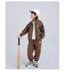 Boys' Fleece-Lined Sporty Cardigan & Pants Set - 2025 Autumn/Winter Collection