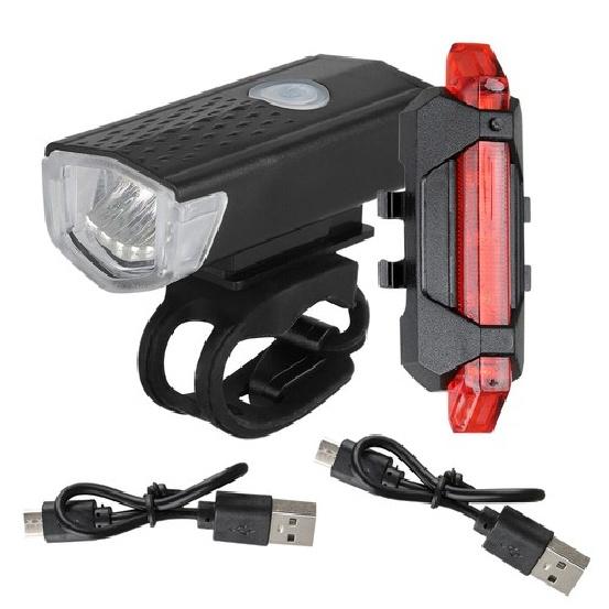 USB перезаряжаемая светодиодная велосипедная фара, передняя и задняя фара для велосипеда, велосипедная фара