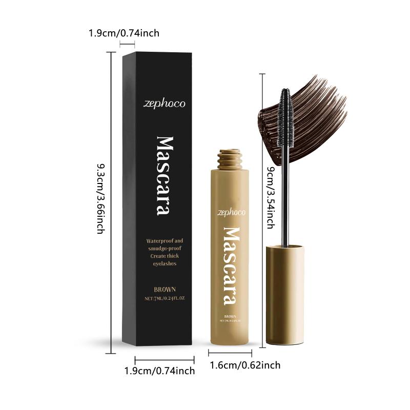 Mascara Allungante Arricciante Aspetto Naturale Impermeabile Resistente alle Macchie Senza Grumi Volumizzante Per Uso Quotidiano A Lunga Tenuta Formula Delicata