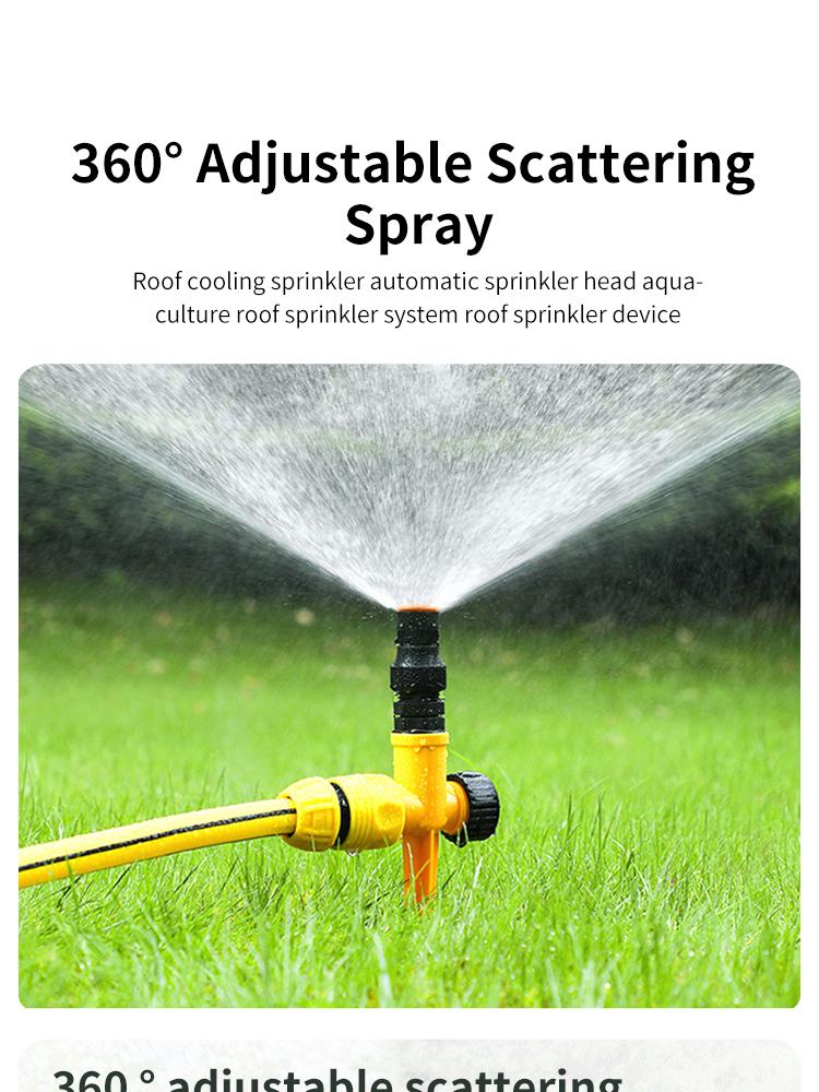 Pflanzen Garten Gemüsegarten Sprinkler Serie Stift Sprinkler Garten einstellbar Zerstäubung versenkter Sprinklerkopf Erdspieß Set