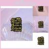 Unique Geometric Letter Badge Brooches Stylish Creative Enamel Pin Accessories Gift For All