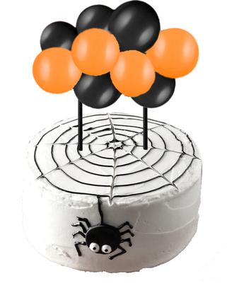 Topper Balonowy  Czarny Pomarańczowy  Halloween