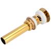 Bathroom Sink Drain Anti Clog Basin Brass Bounce Draining Stopper Bathroom AccessoryWith Hole