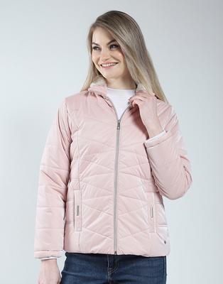 Dámská bunda puffer střihu regular s plnými rukávy